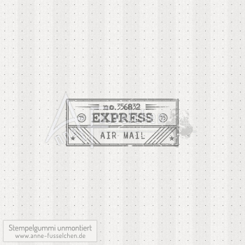 Motivstempel - Vintage Label Air Mail 01