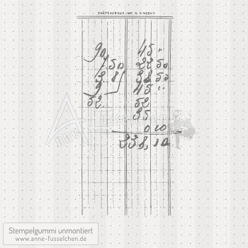 Motivstempel - Vintage Kassenbuch gross
