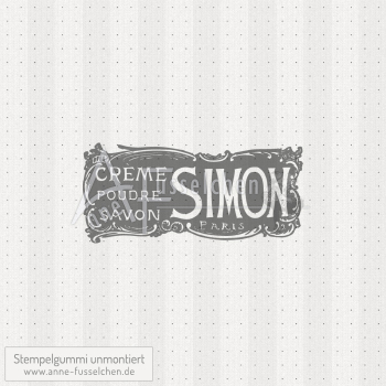 Motivstempel - Reklame Simon Creme