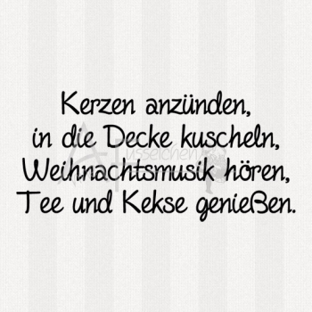 Textstempel - Kerze anzünden ... 01