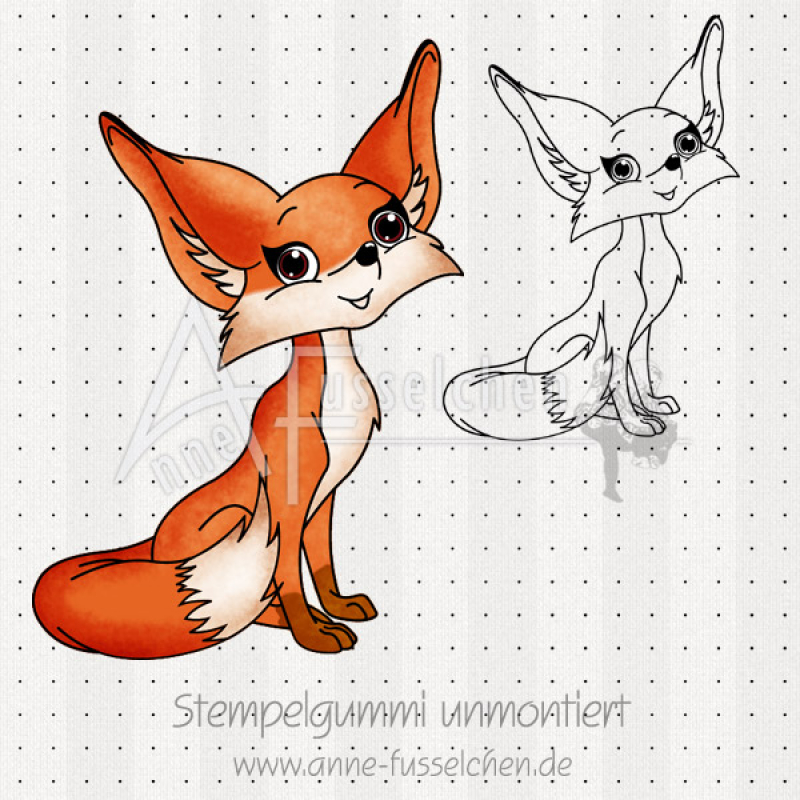 Motivstempel - Füchsin Finja