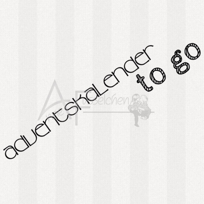 Textstempel - Adventskalender 04