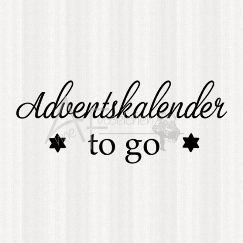Textstempel - Adventskalender 02