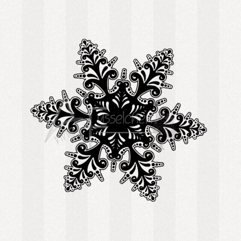 Motivstempel - Schneeflocke 02 (gr)
