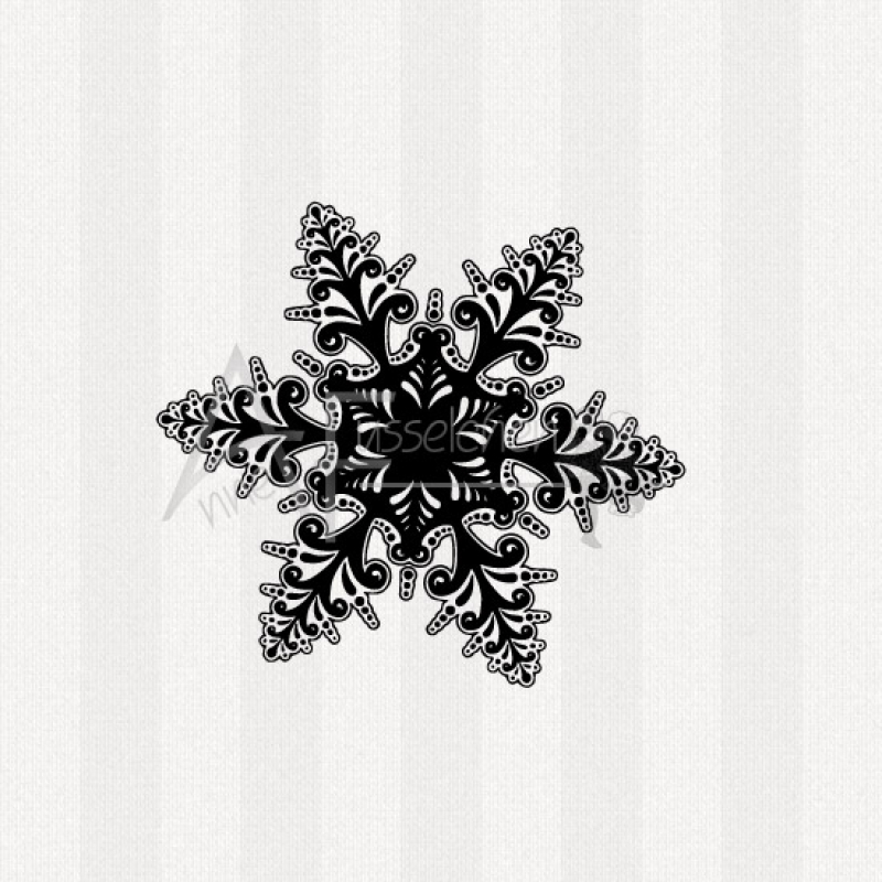 Motivstempel - Schneeflocke 02 (kl)