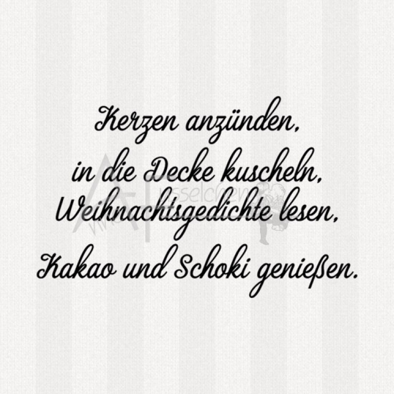 Textstempel - Kerze anzünden ... 02