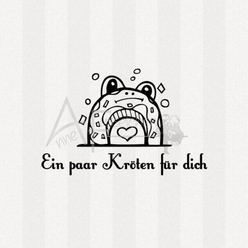 Motivstempel - Doodle Art 08 m. Text