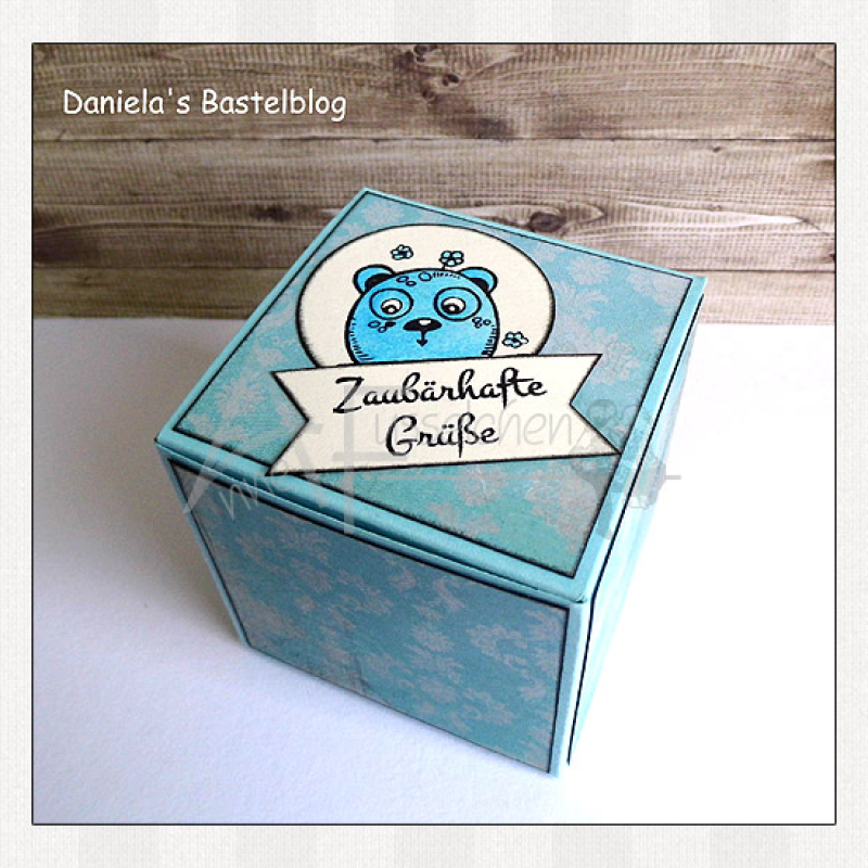 Motivstempel -  Doodle Art 03 m. Text