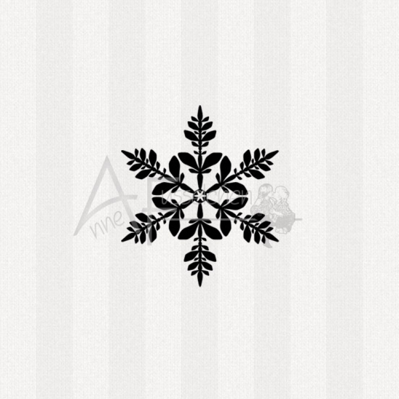 Motivstempel - Schneeflocke (kl)