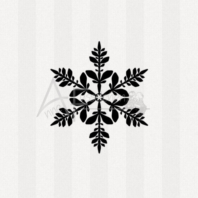 Motivstempel - Schneeflocke (gr)