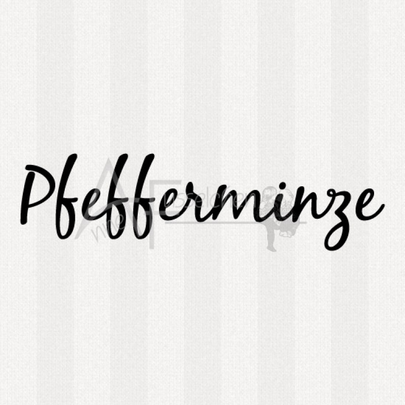 Textstempel - Pfefferminze