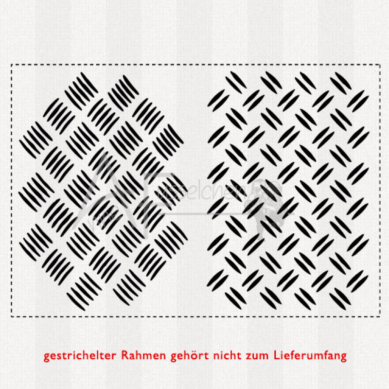 Stempelset - Riffelblech