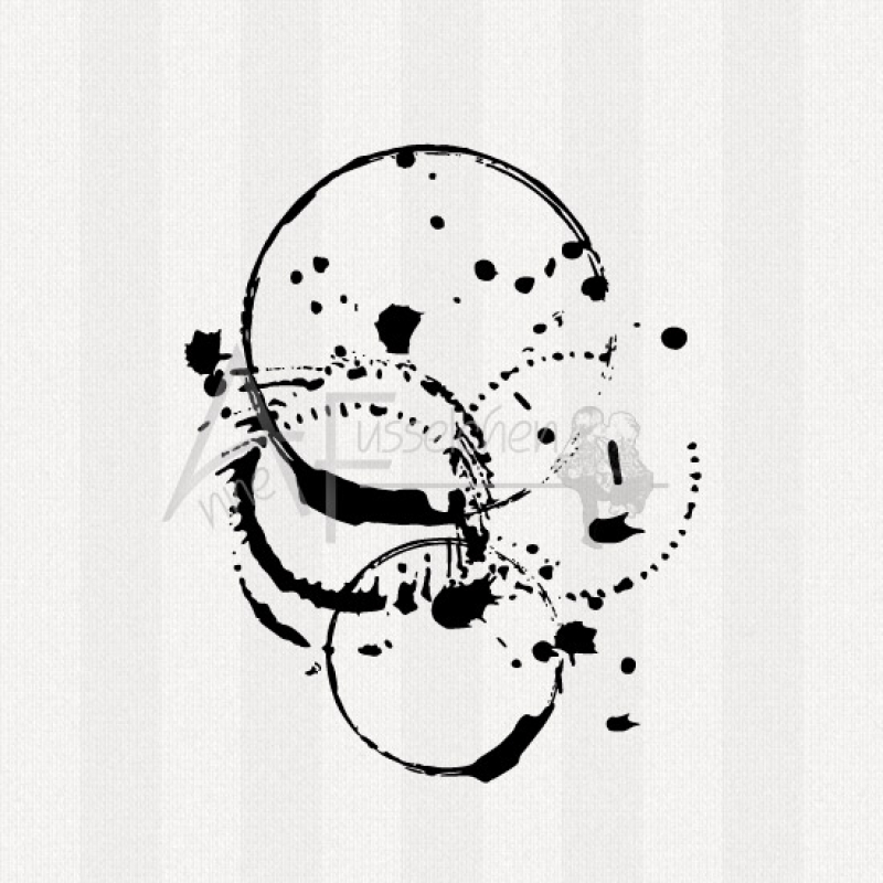 Hintergrundstempel - Fleckenkreise