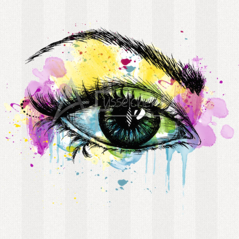 Motivstempel - Auge 04