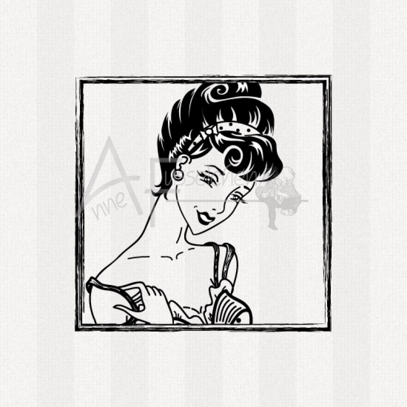 Motivstempel - Pinup 09
