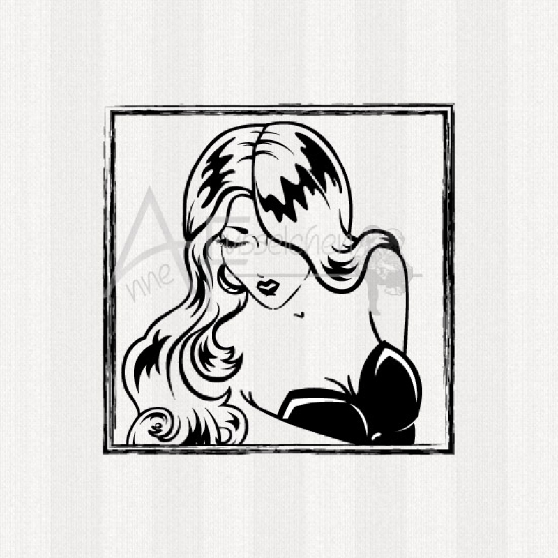 Motivstempel - Pinup 11