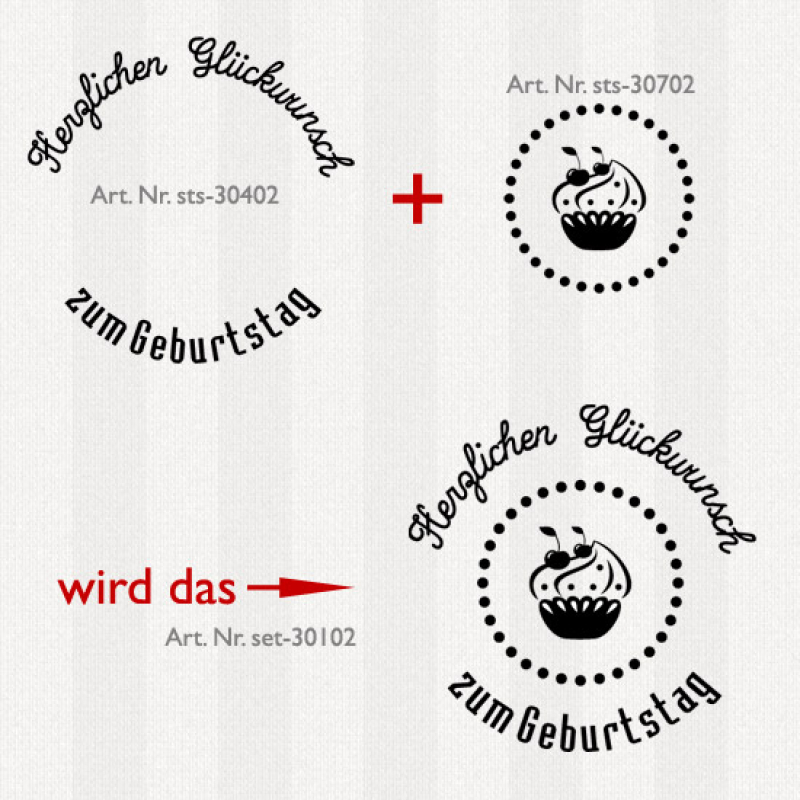 Set - ... zum Geburtstag 01 | ø 5,0 cm