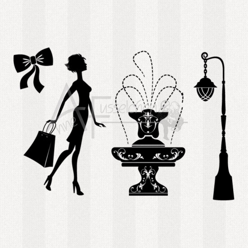 Stempelset - Shopping 01