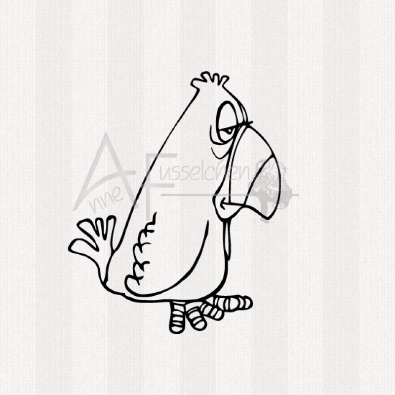 Motivstempel - Vogel Bertram