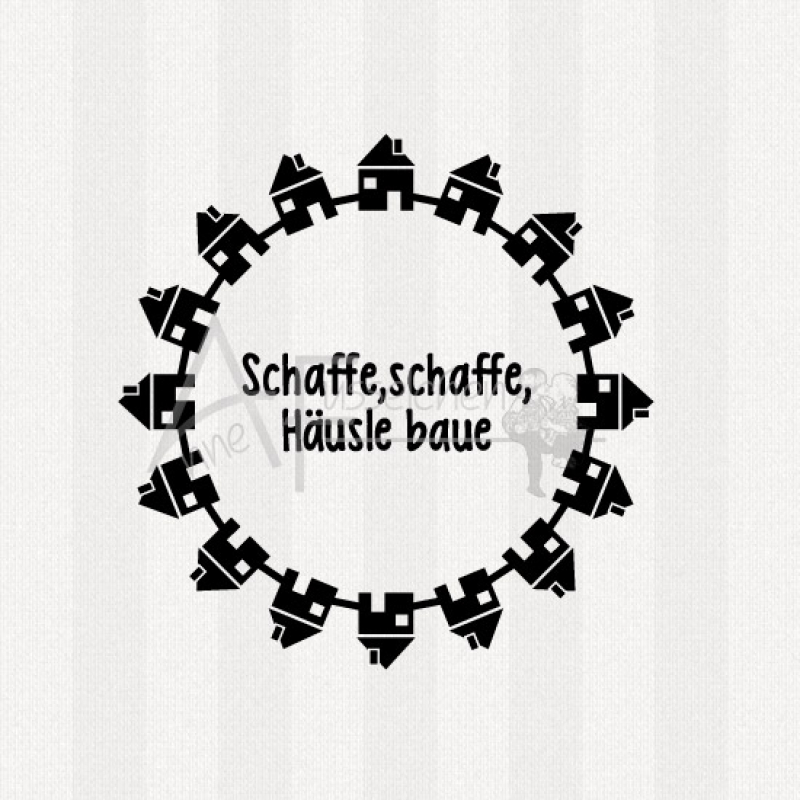 Set - ... Häusle baue | ø 5,0 cm