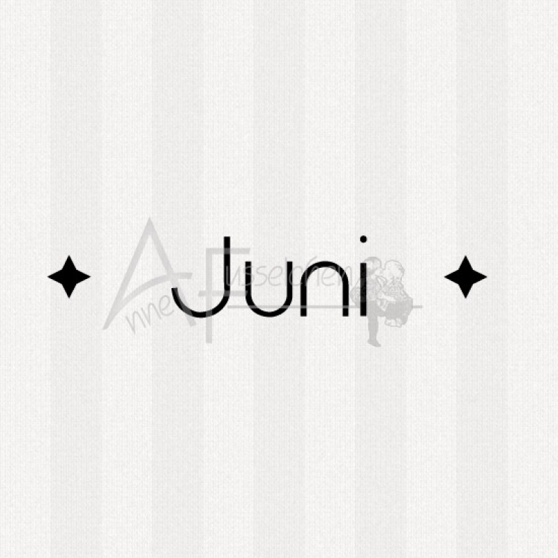 Textstempel - Juni
