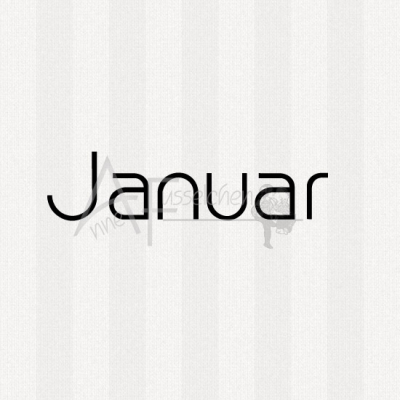 Textstempel - Januar