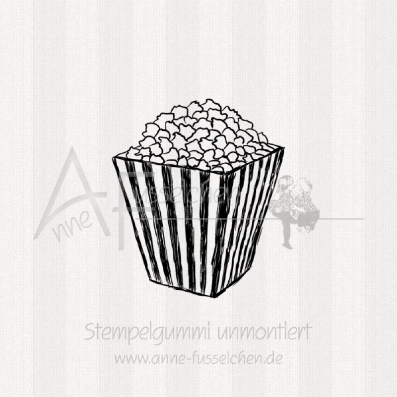 Motivstempel - Popcorn