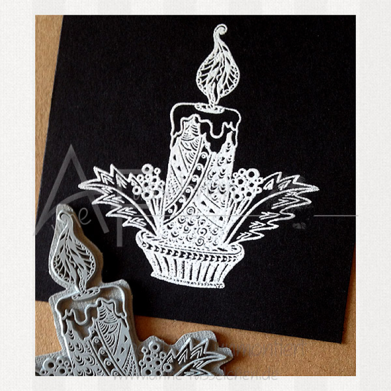 Motivstempel - Zentagle Kerze