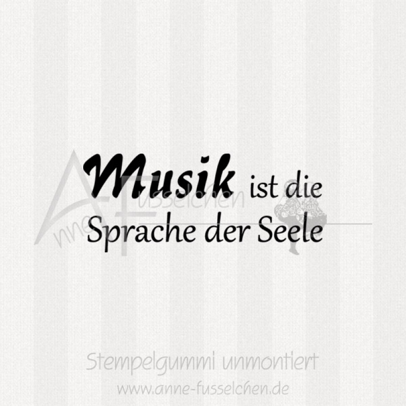 Textstempel - Musik ist ...