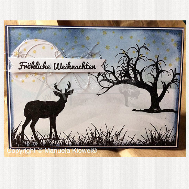 Motivstempel - Tree 19 XL
