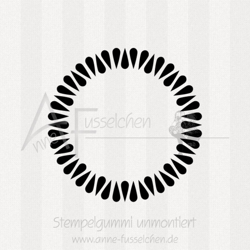 Maxistempel - Tropfen | ø 5,0 cm