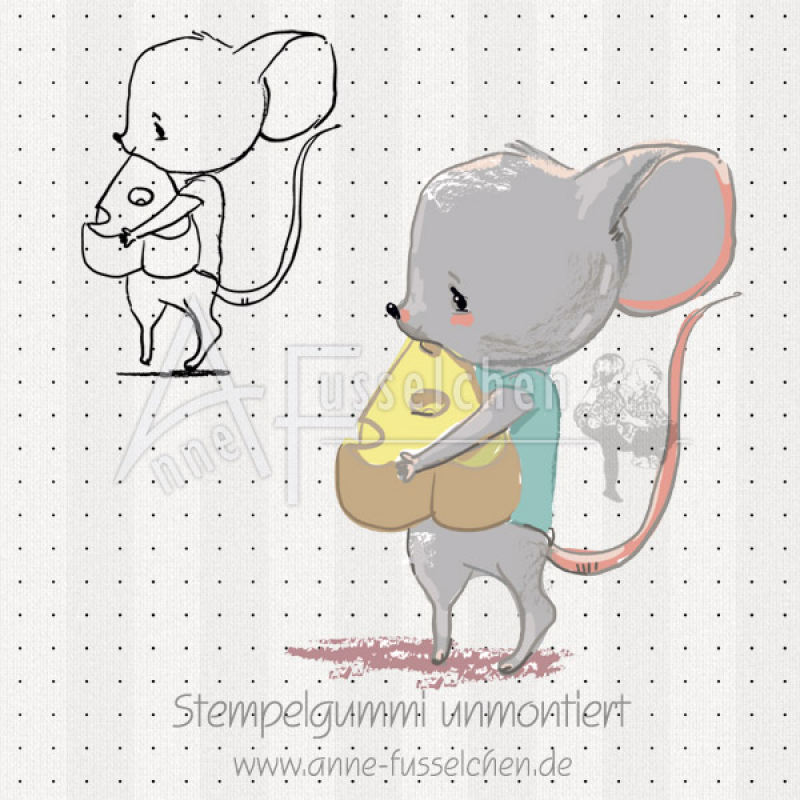 Motivstempel - Manni Maus (gr)
