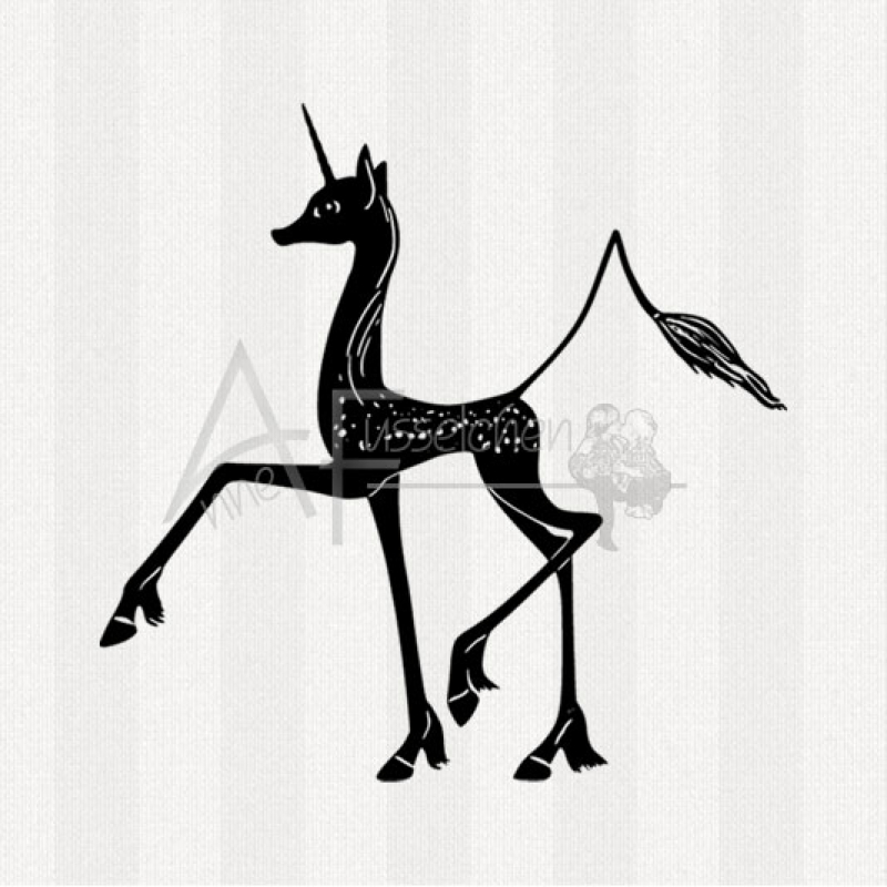 Motivstempel - Unicorn 01