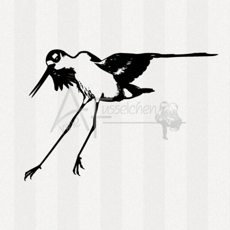 Motivstempel - Watvogel 07