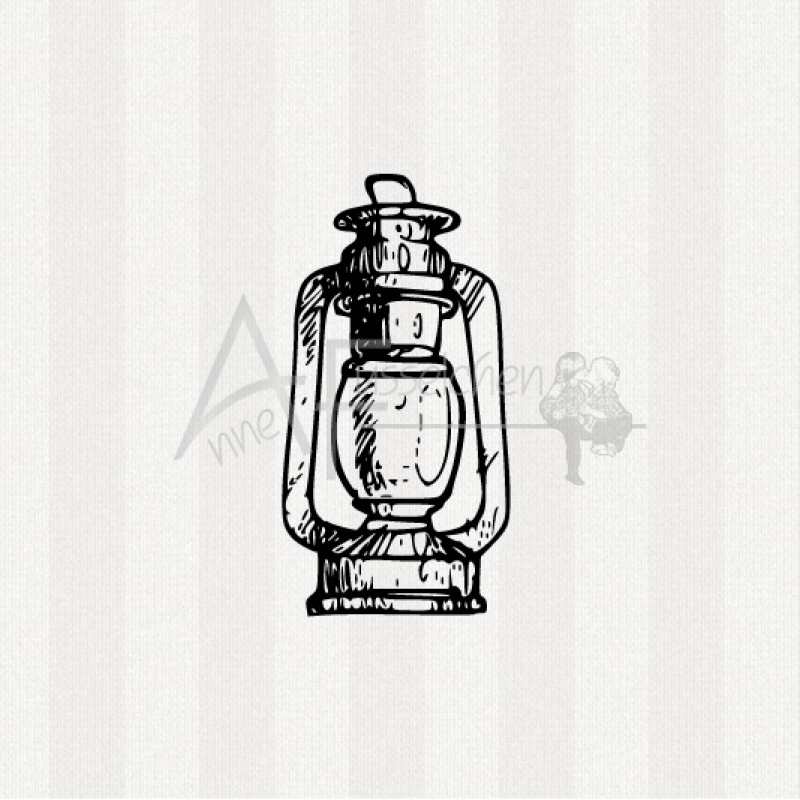 Motivstempel - Lampe (kl)
