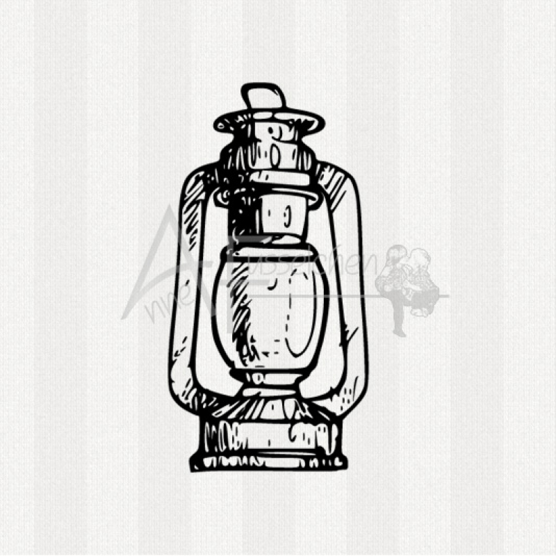 Motivstempel - Lampe (gr)