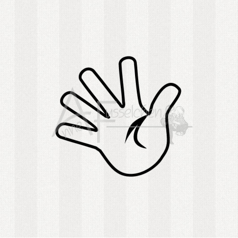 Motivstempel - Hand 01