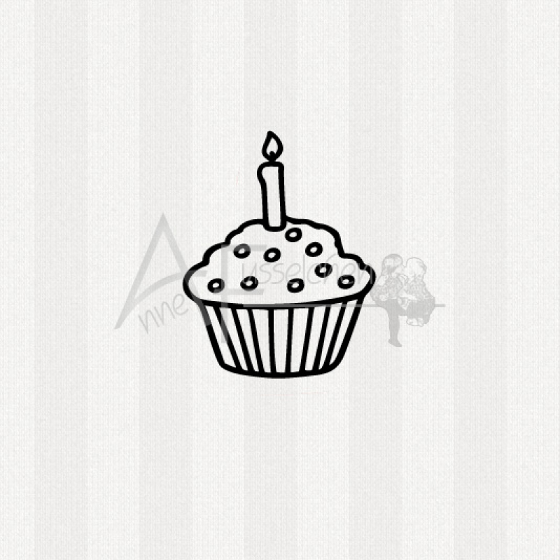 Motivstempel - Cupcake 01