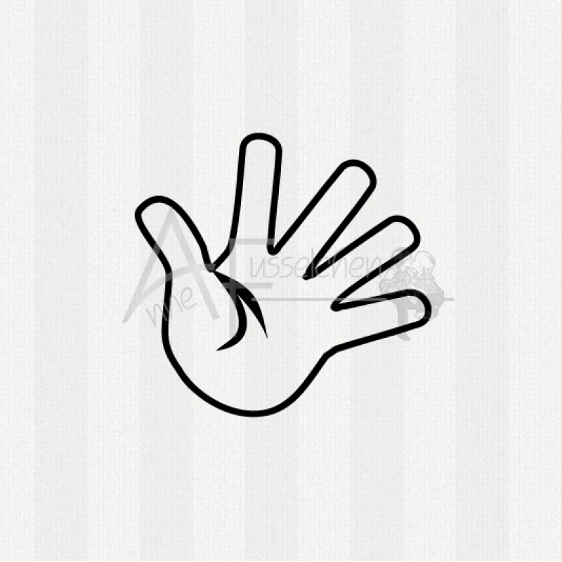 Motivstempel - Hand 02