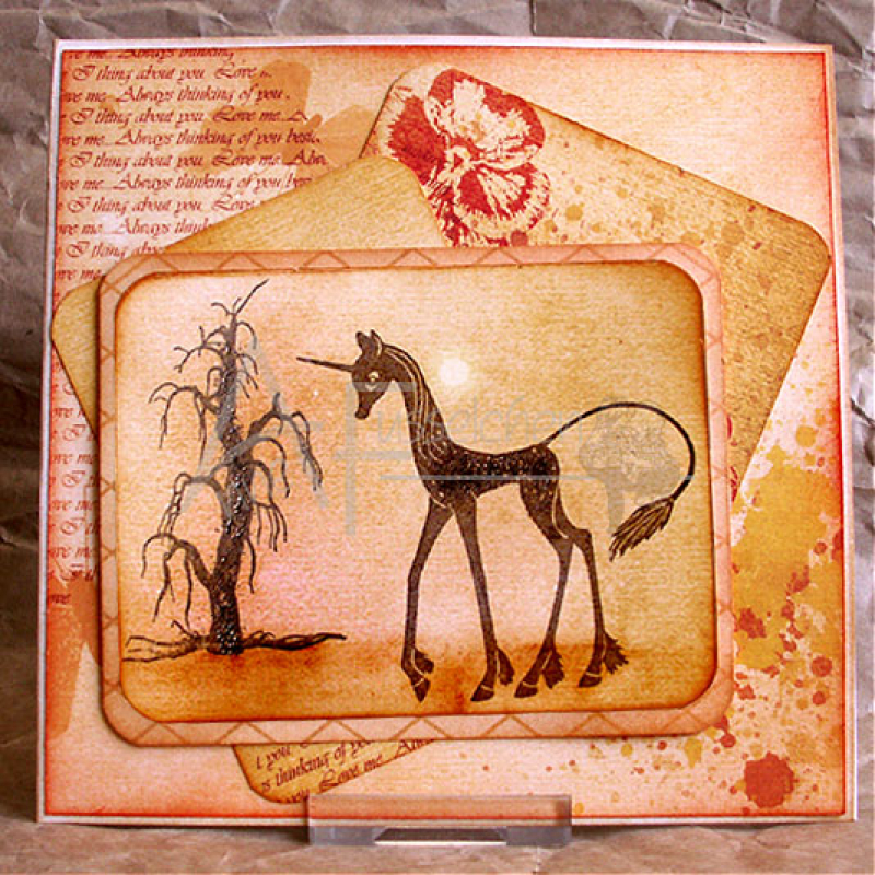 Motivstempel - Unicorn 02