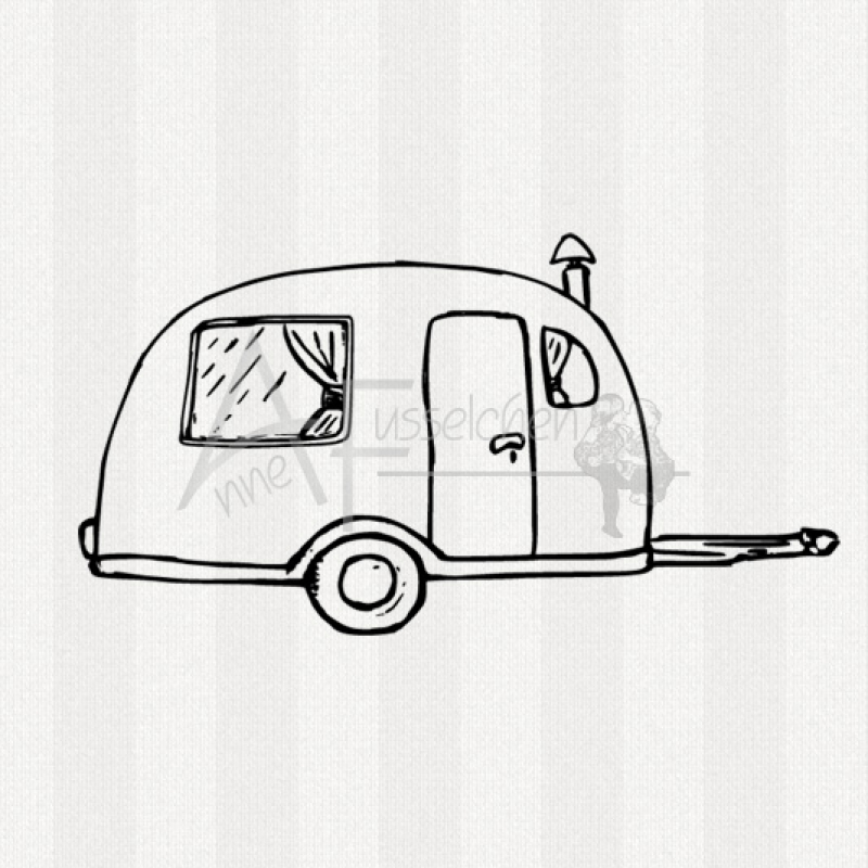 Motivstempel - Wohnwagen 02