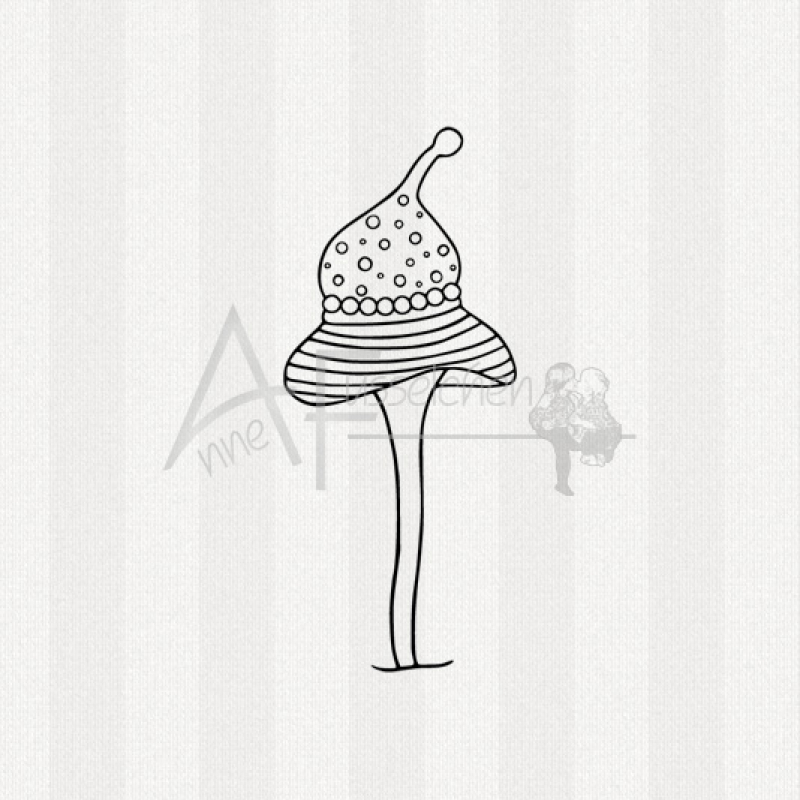 Motivstempel - Drolliger Pilz 02