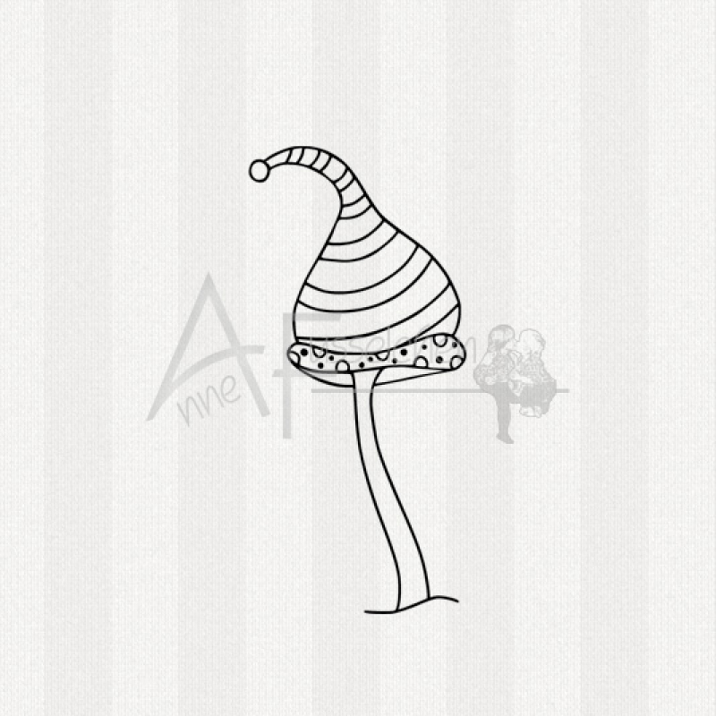 Motivstempel - Drolliger Pilz 06