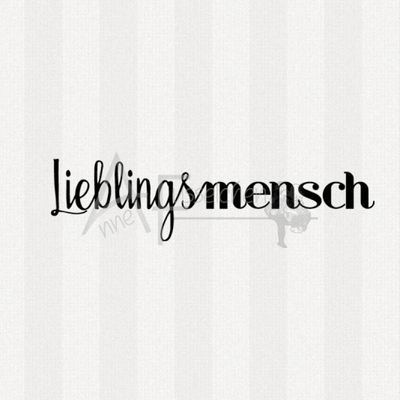 Textstempel - Lieblingsmensch 06