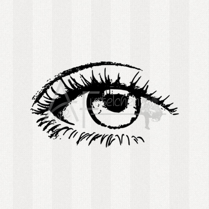 Motivstempel - Auge 01