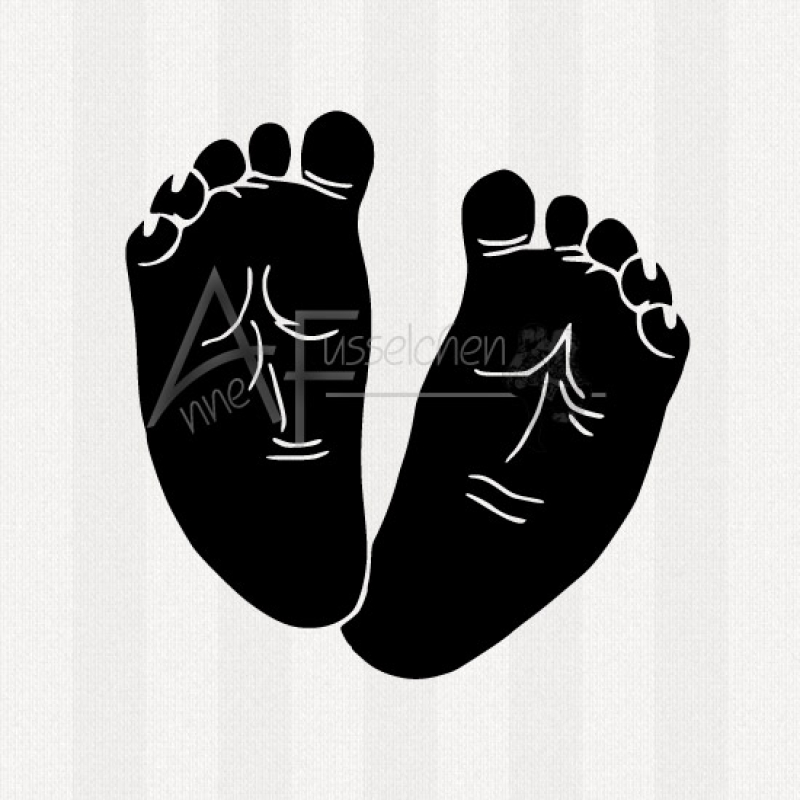 Motivstempel - Babyfüße 03 (gr)
