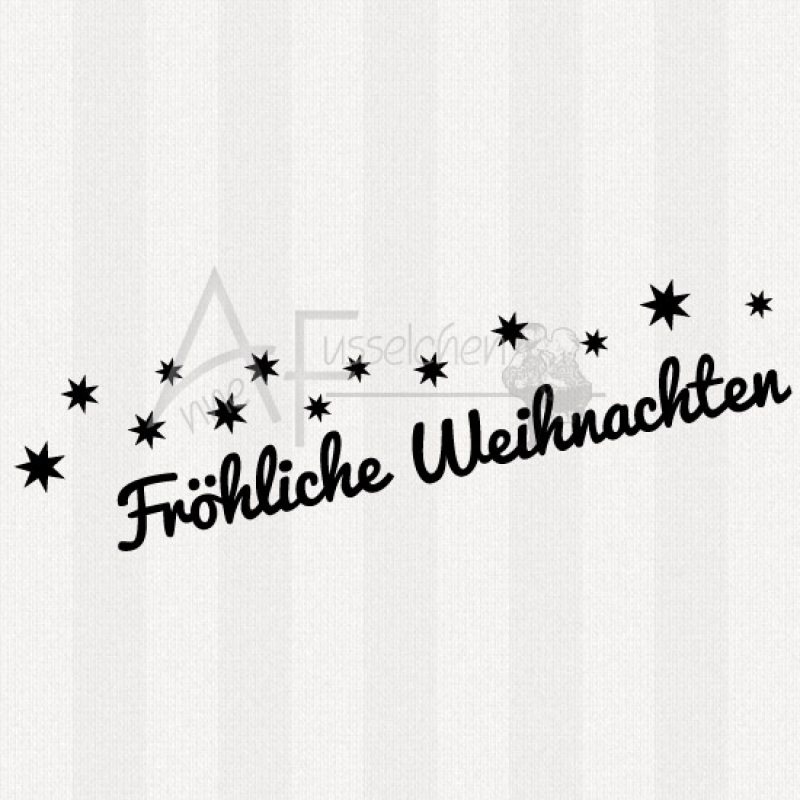 Textstempel - Fröhliche Weihnachten 02