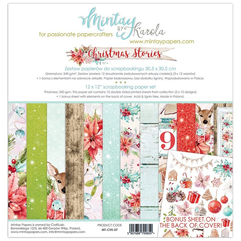 Mintay by Karola - Christmas Stories | Paper Pad 12x12