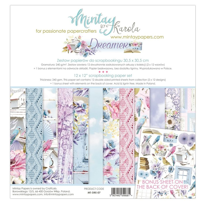 Mintay by Karola - Dreamer | Paper Pad 12 x 12