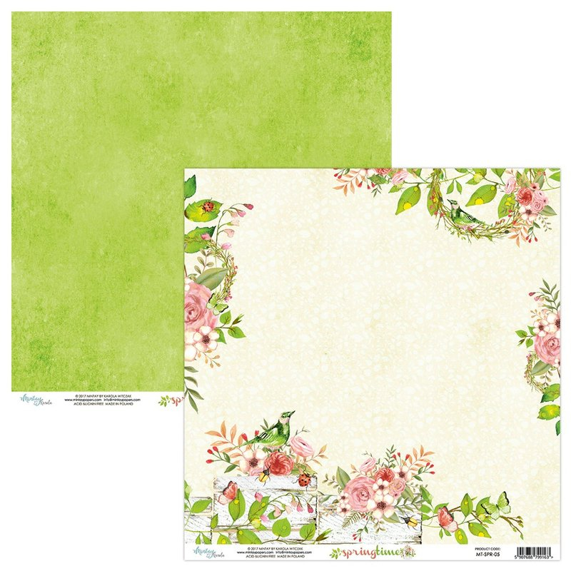 Mintay by Karola - Springtime | Paper Pad 12 x 12